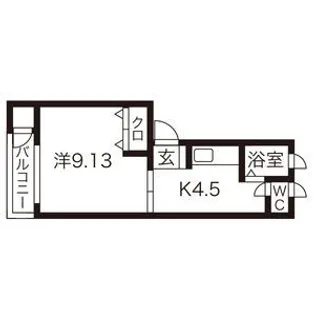 パンセス A棟【2階】の間取り