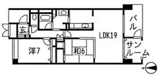 ポレスター袋町【5階】の間取り