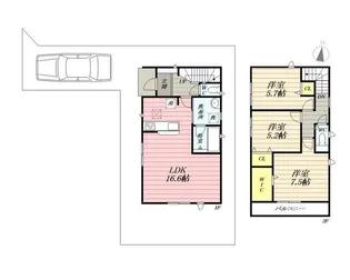 東京都練馬区大泉学園町6【一戸建】の間取り