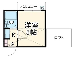 FLAT-B【2階】の間取り