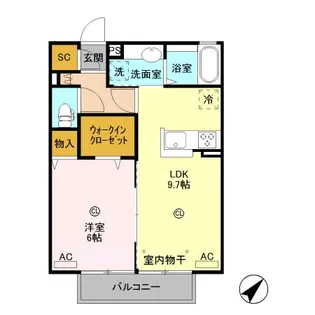 ハレ グレース【2階】の間取り