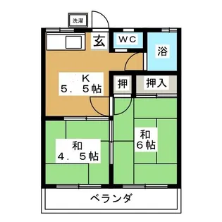 泉コーポ【2階】の間取り
