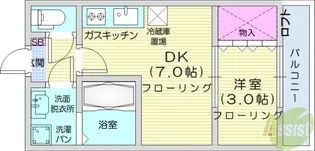 ベルグラン千代田【2階】の間取り