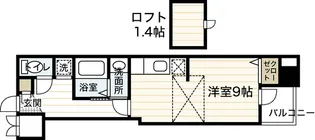 エクセリア小町【2階】の間取り