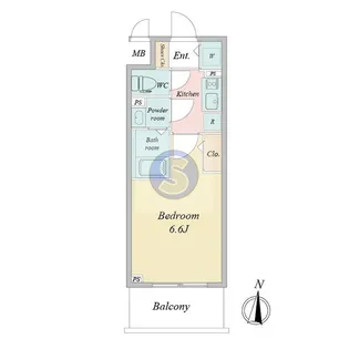 エスリードレジデンス大阪本町【2階】の間取り