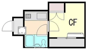 清水町マンション【2階】の間取り