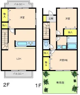 神奈川県川崎市高津区上作延【一戸建】の間取り