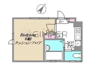 ドゥエルオオタニ【1階】の間取り