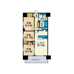 プレシス本厚木レジデンス【3階】の間取り