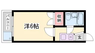 アルファ嬉野【1階】の間取り
