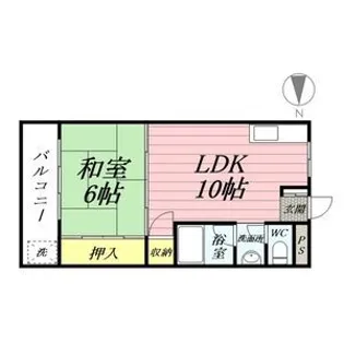 レジデンス鷲見【3階】の間取り