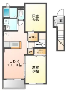 ネオ アライブ【2階】の間取り