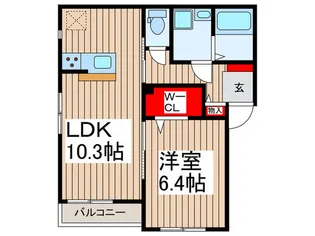 アルモニー高鼻【2階】の間取り