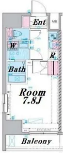 東京都台東区千束4【マンション】の間取り