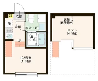 ハーモニーテラス東四つ木VI【1階】の間取り