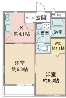 ショウアン【1階】の間取り