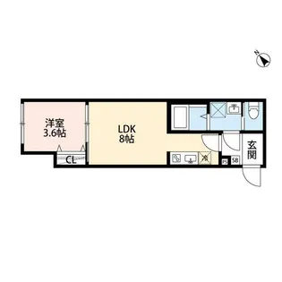 東京都足立区梅田6【アパート】の間取り