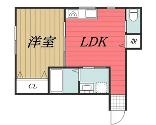 千葉県千葉市中央区蘇我3【アパート】の間取り