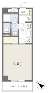 パレドール玉川【4階】の間取り