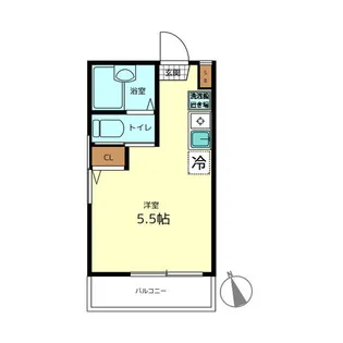 東京都杉並区高円寺北3【アパート】の間取り