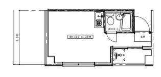吉川ビル【5階】の間取り
