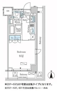 ラティエラ武蔵小杉【3階】の間取り