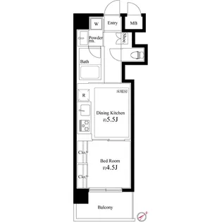 東京都豊島区巣鴨4【マンション】の間取り