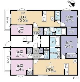 東京都墨田区押上3【マンション】の間取り