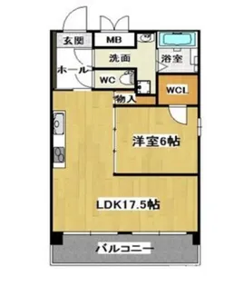 PHOENIX難波EAST【13階】の間取り