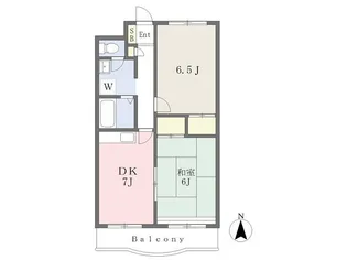 福島県須賀川市上北町【マンション】の間取り