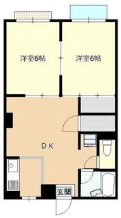 キンガハイツ橋本【2階】の間取り