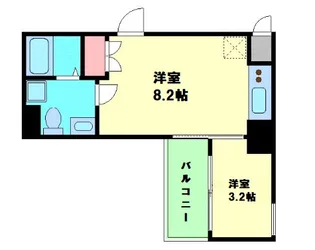 アドバンス心斎橋NEXTURE【3階】の間取り