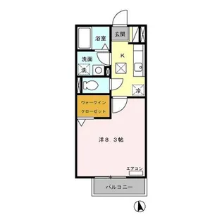 スプランドゥール B【1階】の間取り