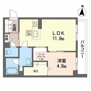 シリウス【1階】の間取り