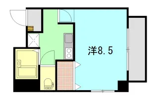 クロワール京橋【5階】の間取り