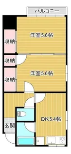 内村コーポ【2階】の間取り