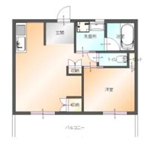 フローラルコート【2階】の間取り