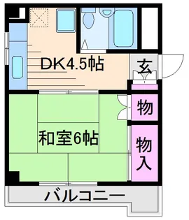 ロイヤルコーポ大曽根【2階】の間取り
