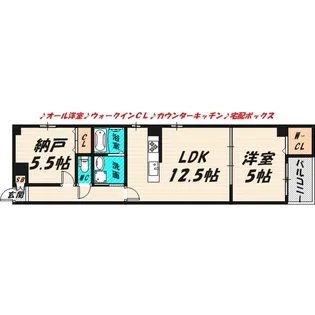 Refino【6階】の間取り