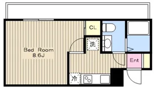 LOCS SHINYURIGAOKA【1階】の間取り
