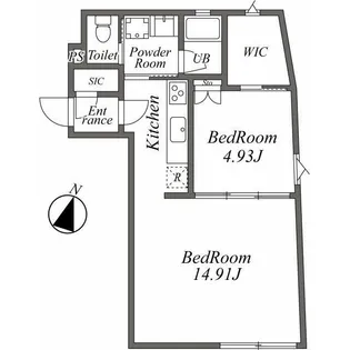 ARISTO目黒【4階】の間取り