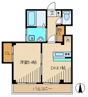 ソル ブリッサ南六郷【2階】の間取り