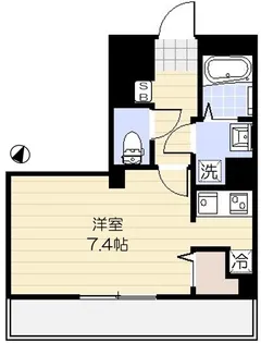 サンシエ大宮【4階】の間取り