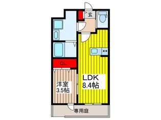 castle大和田~キャッスルオオワダ~.【2階】の間取り