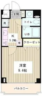 ラフィネ築地【2階】の間取り