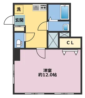VIVACE東寺尾【1階】の間取り