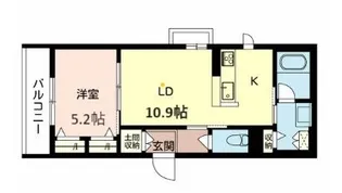 シャーメゾン ロワジール【2階】の間取り