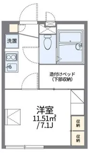 レオパレスラインホルト立石【2階】の間取り