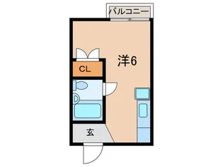 ハイツスリーエム【2階】の間取り