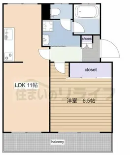 パークハイムA【3階】の間取り